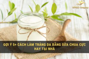 cách làm trắng da bằng sữa chua