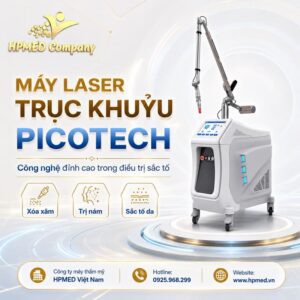 Máy laser trục khuỷu PicoTech công nghệ laser pico xóa xăm trị nám không sẹo chính hãng tại HPMED