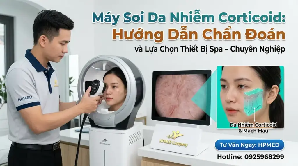 Máy Soi Da Nhiễm Corticoid: Hướng Dẫn Chẩn Đoán và Lựa Chọn Thiết Bị Spa Chuyên Nghiệp