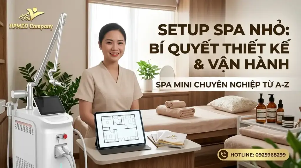 Setup Spa Nhỏ: Bí Quyết Thiết Kế & Vận Hành Spa Mini Chuyên Nghiệp từ A-Z