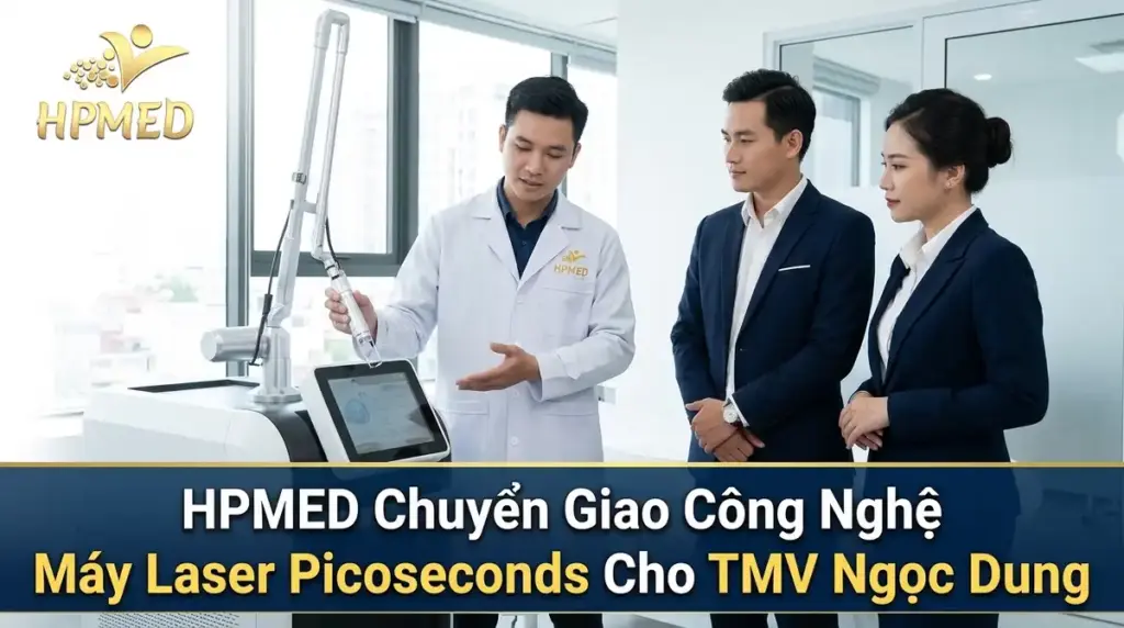 HPMED Chuyển Giao Công Nghệ Máy Laser Picoseconds Cho TMV Ngọc Dung