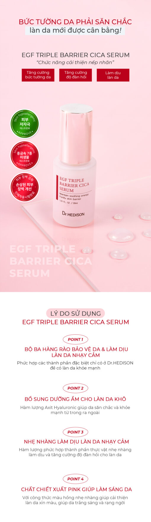 Huyết thanh EGF Triple Barrier Cica Serum (30ml) - 02