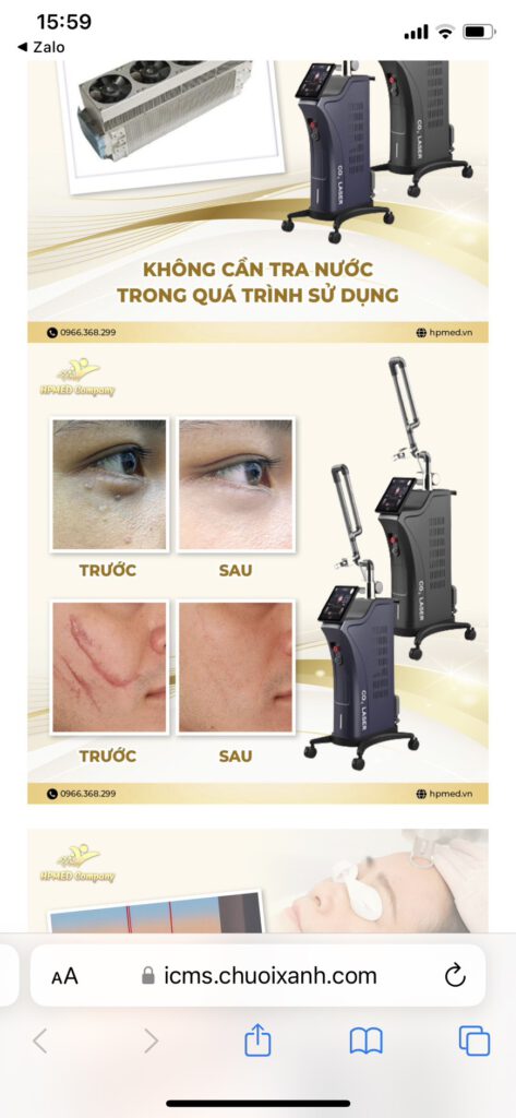 Máy Laser Co2 Fractional Harmoni - 13