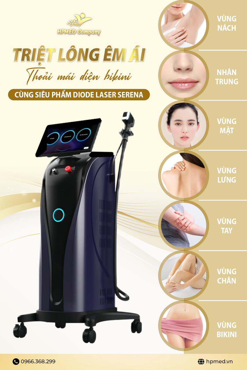 Máy Triệt Lông Lạnh Diode Laser Serena - 01