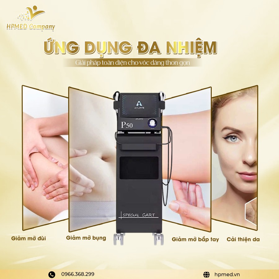 Máy giảm béo Spa chính hãng - Công nghệ giảm mỡ chuyên sâu - HPMED