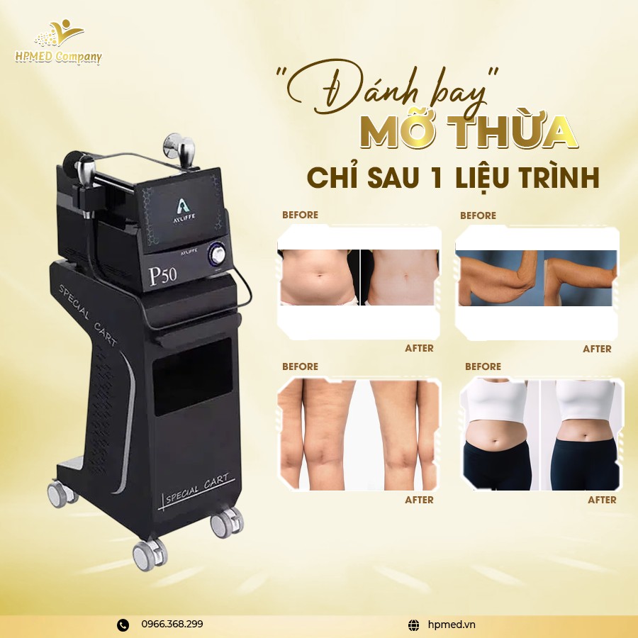 Máy giảm béo Spa chính hãng - Công nghệ giảm mỡ chuyên sâu - HPMED