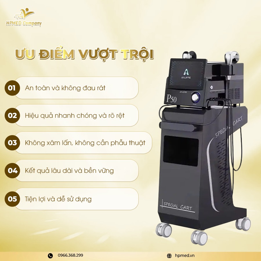 Máy giảm béo Spa chính hãng - Công nghệ giảm mỡ chuyên sâu - HPMED