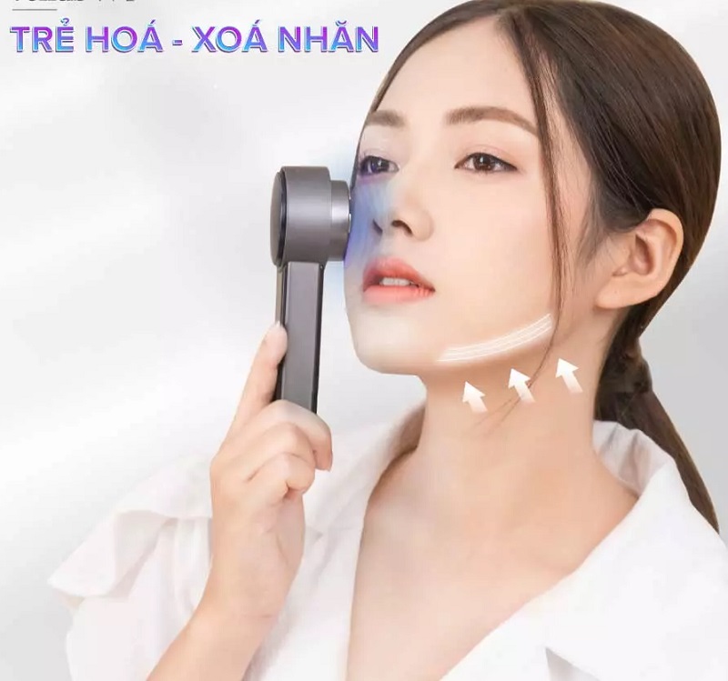 Thanh lăn nâng cơ mặt cũng có hiệu quả trong việc xóa nhăn