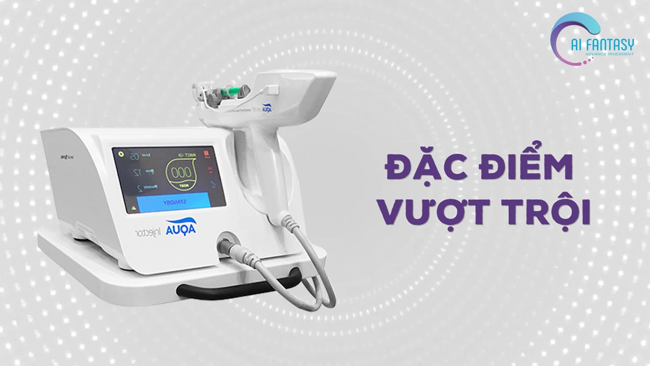 máy tiêm aqua injector hàn quốc