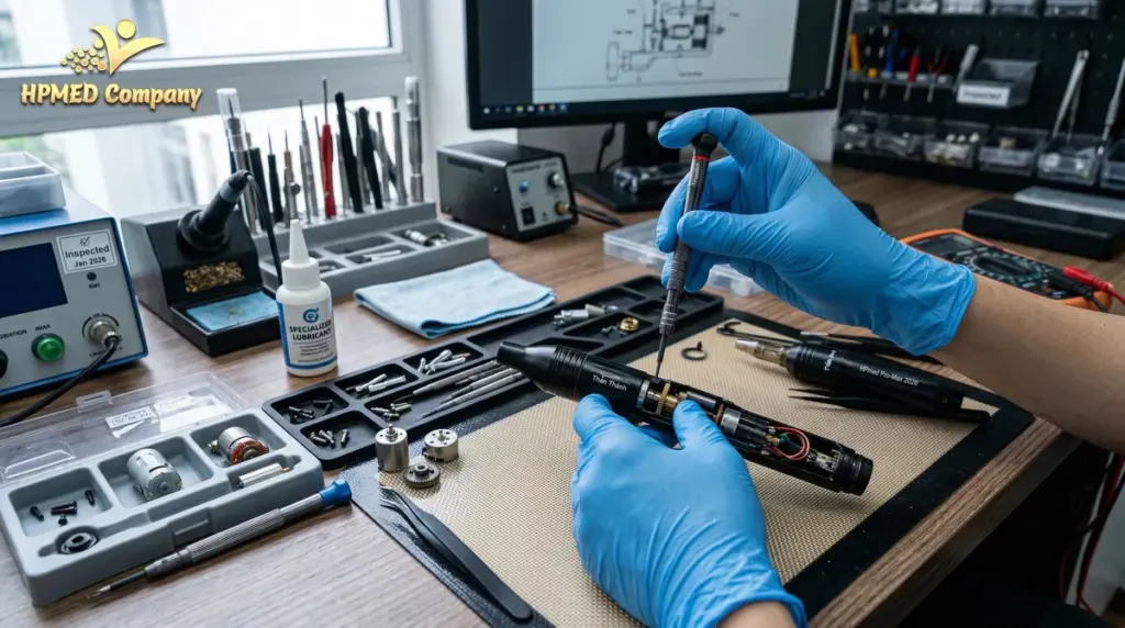 Sửa Máy Phun Xăm Chuyên Nghiệp: Khắc Phục Lỗi & Bảo Dưỡng 2026