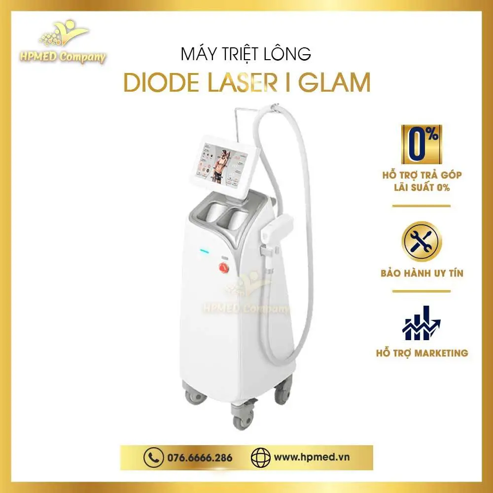 máy triệt lông lạnh diode laser iglam