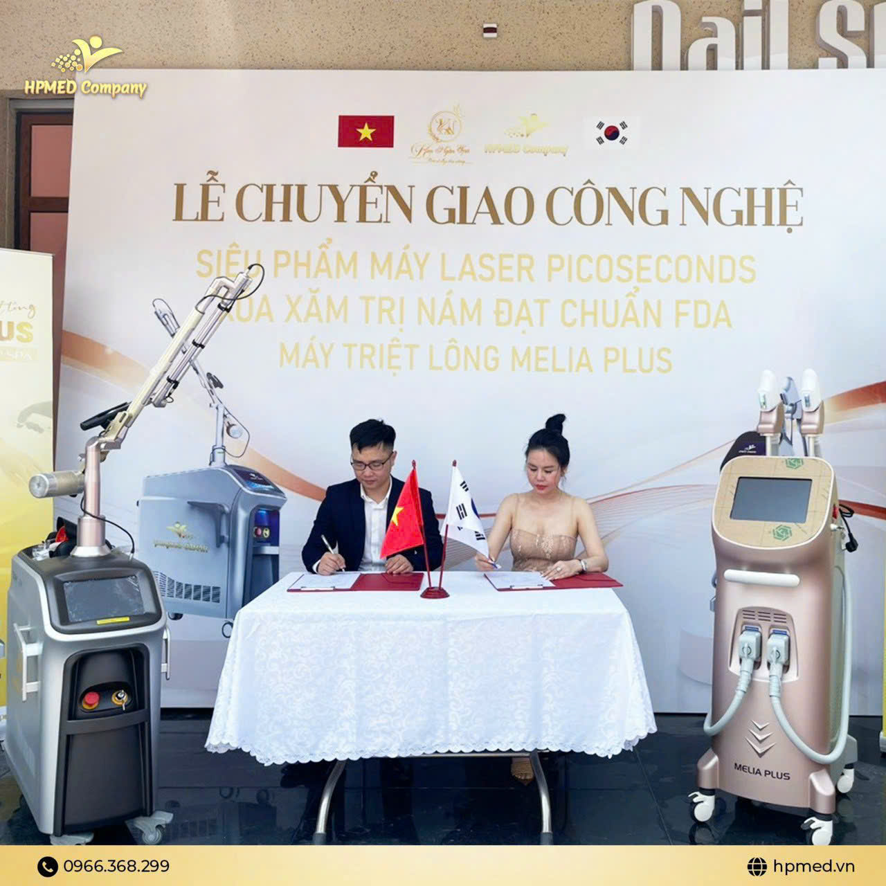 hpmed chuyen giao thiet bi tham my cho Kim ngan spa 01