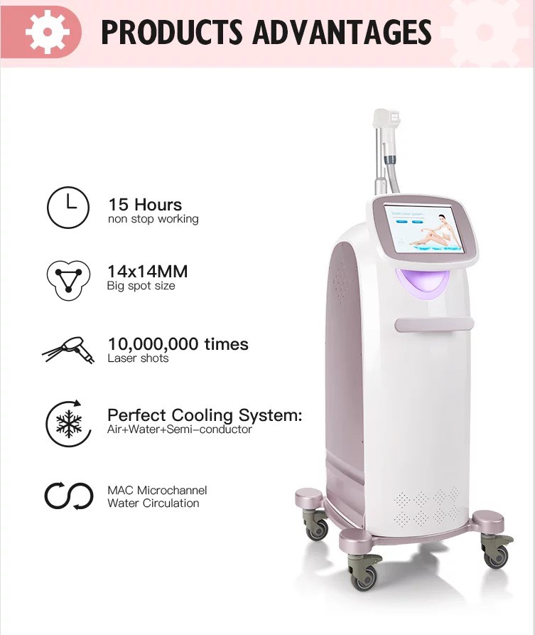 Máy triệt lông diode laser hr