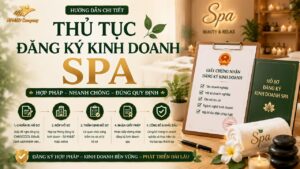 Sơ đồ hướng dẫn quy trình thủ tục đăng ký kinh doanh spa hộ cá thể tại HPMED