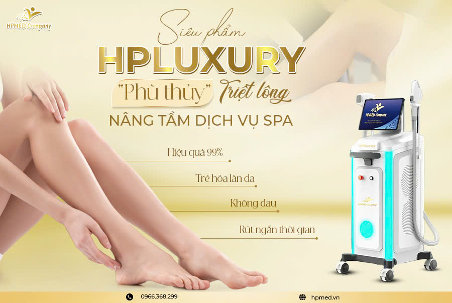 Máy Triệt Lông HPLUXURY Diode Laser + DPL Máy Triệt Lông HPLUXURY Diode Laser + DPL