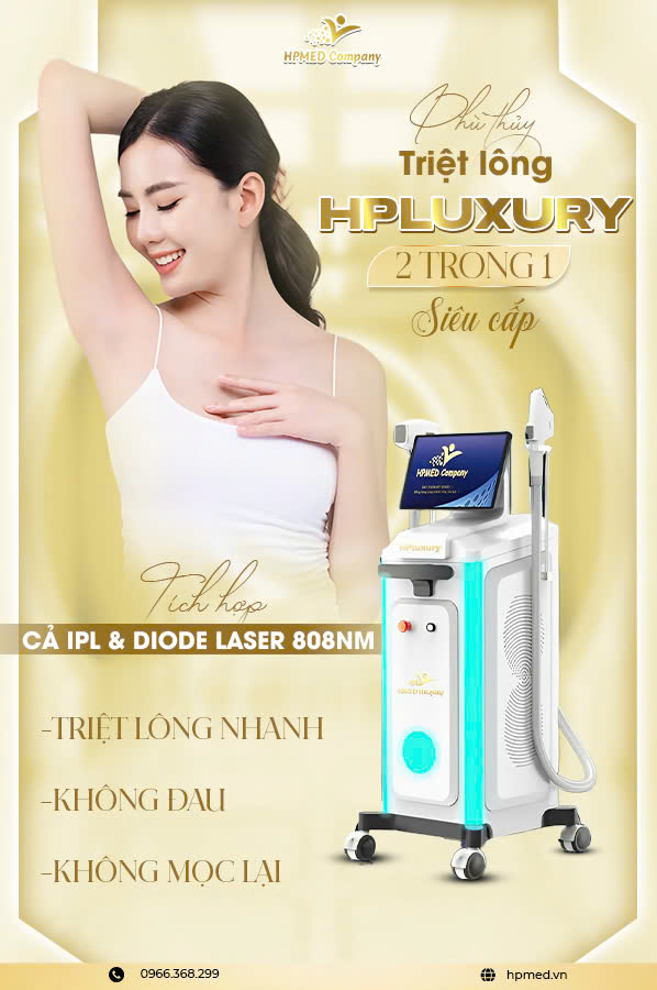 Máy Triệt Lông HPLUXURY DIODE LASER - DPL Máy Triệt Lông HPLUXURY DIODE LASER - DPL
