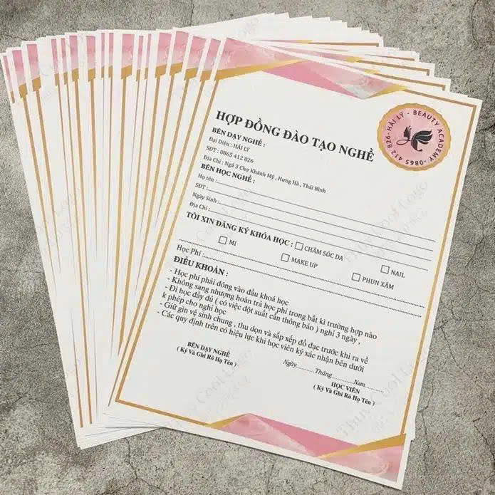 Mẫu Hợp Đồng Đào Tạo Học Viên Spa Chuyên Nghiệp 1 hop dong dao tao hoc vien spa 1
