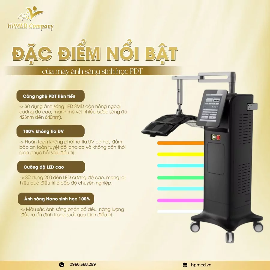 Máy Ánh Sáng Sinh Học PDT ADSS Chính Hãng Cho Spa, Clinic 3 Máy Ánh Sáng Sinh Học PDT ADSS