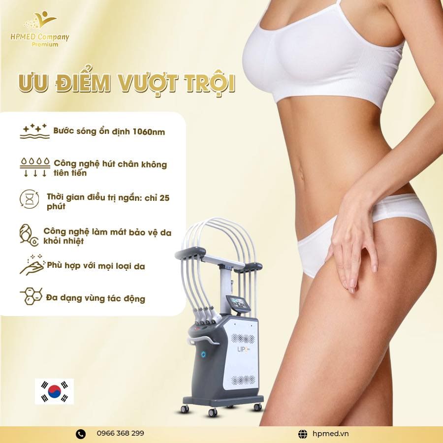 Máy Giảm Béo Diode Laser 1060 Lipo Cao Câp Hàn Quốc
