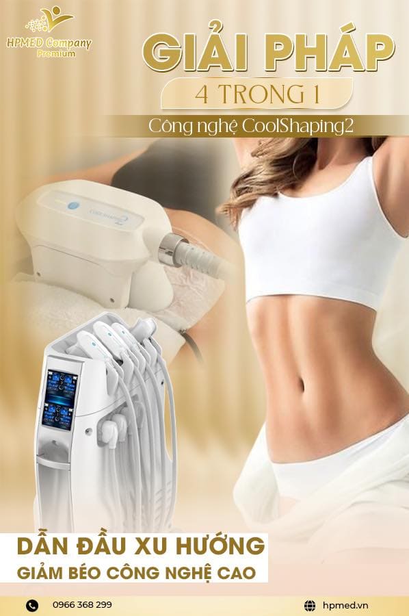 Máy Giảm Béo Quang Đông CoolShaping 2 Cao Câp Hàn Quốc