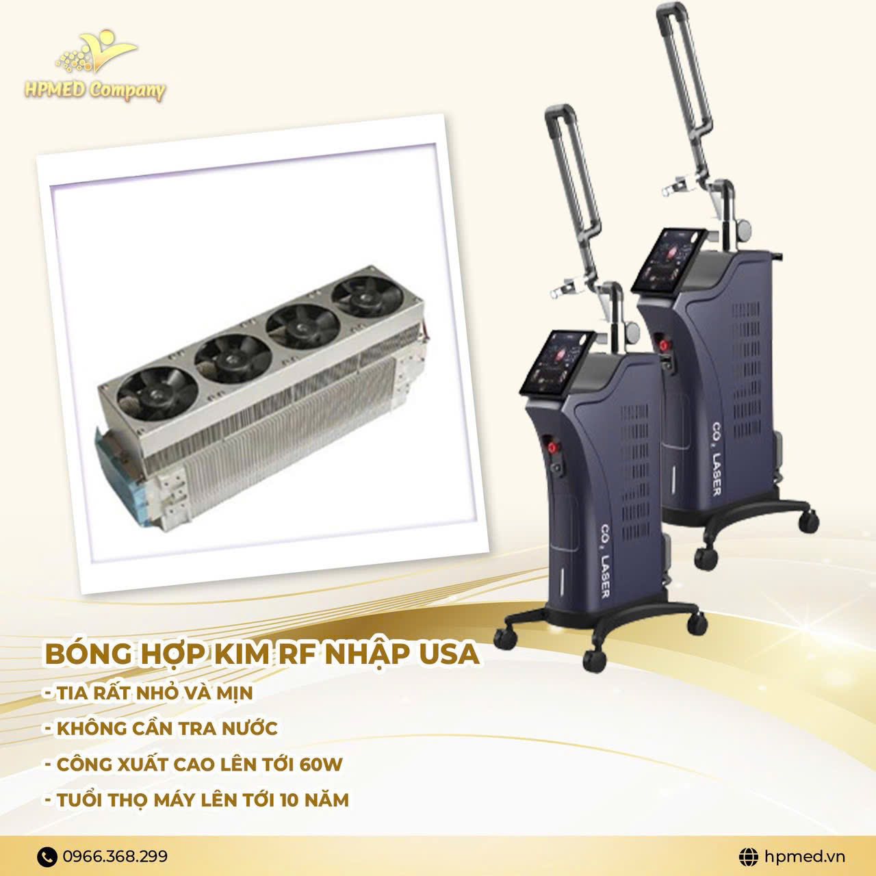 Máy Laser Co2 Fractional Harmoni RF