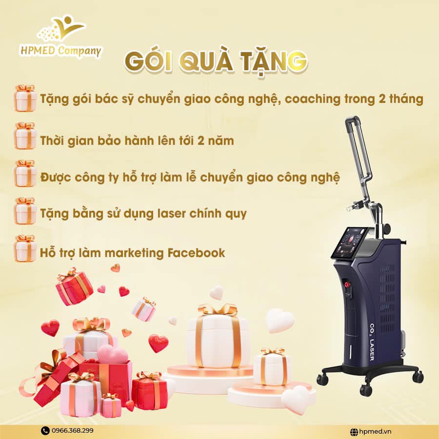 Máy Laser Co2 Fractional Harmoni RF