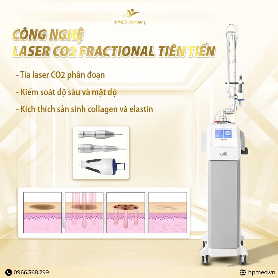 Máy Laser Co2 Fractional Multixel Hàn Quốc