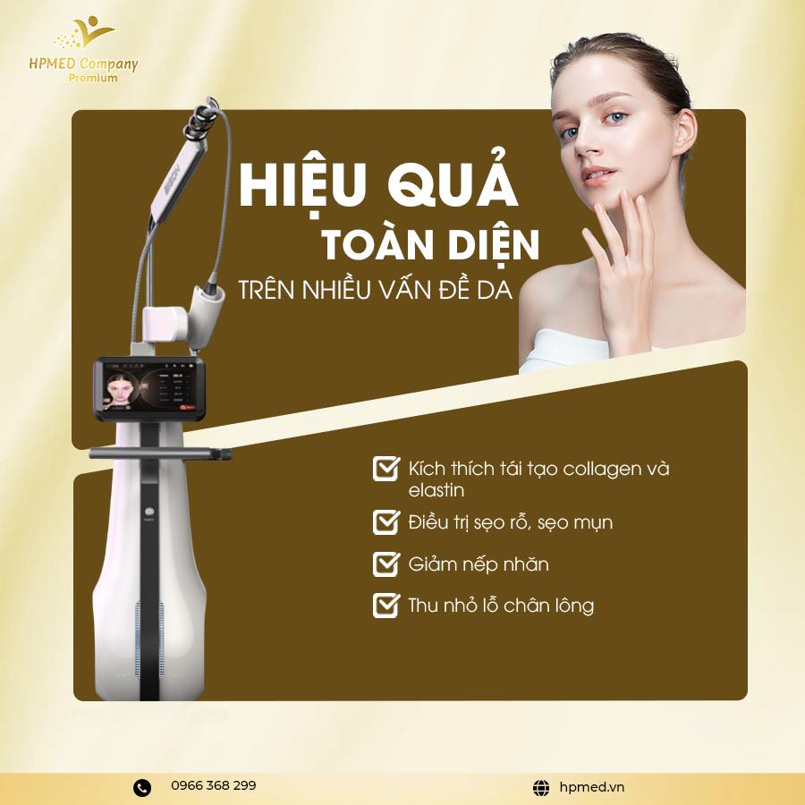 Máy trị sẹo RF vi điểm Eladerm Hàn Quốc