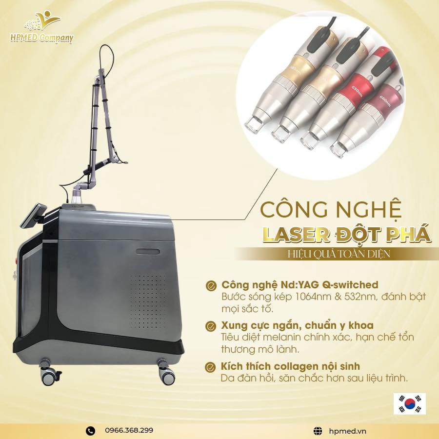 Máy Trị Nám Laser Qmax