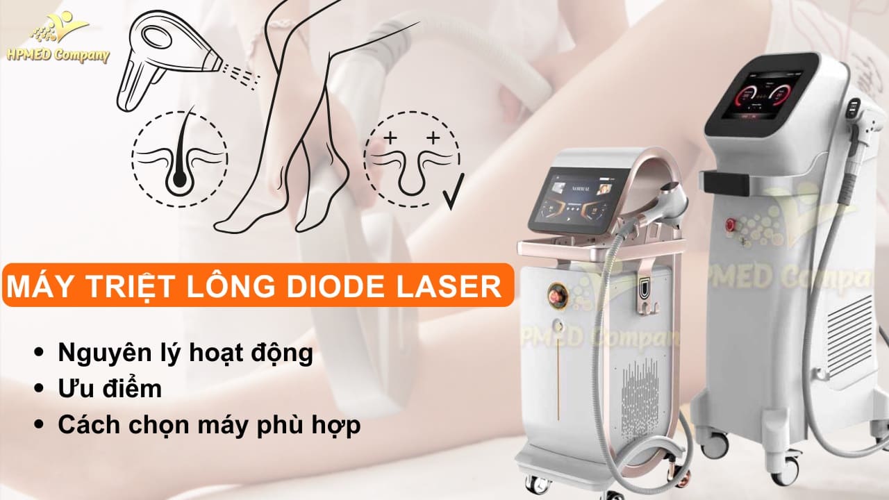 Máy Triệt Lông Diode Laser Cao Cấp
