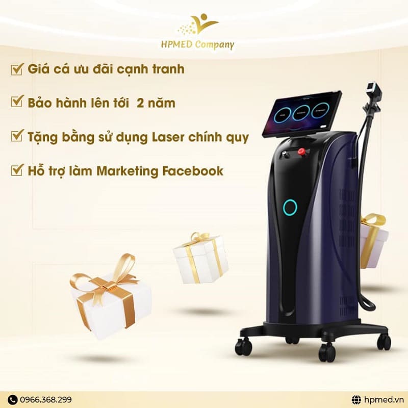 Máy Triệt Lông Diode Laser Cao Cấp