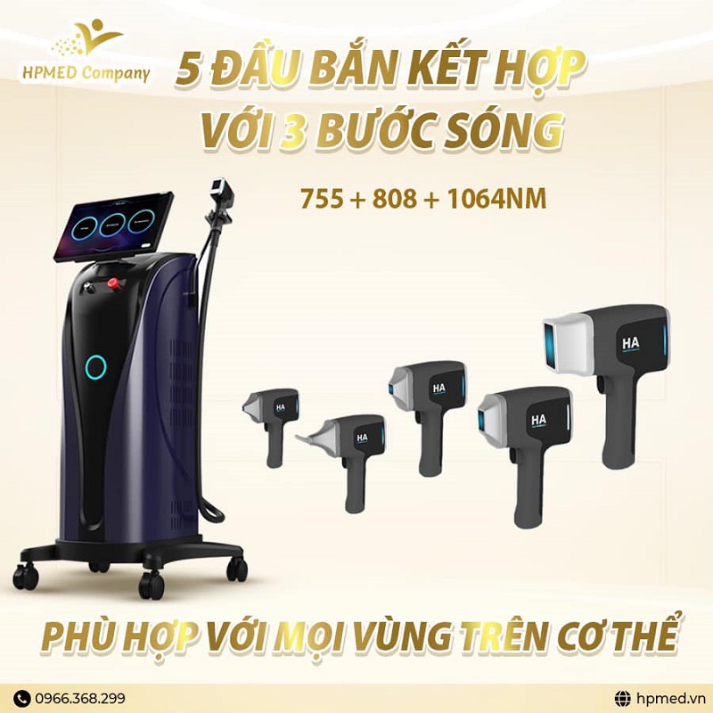 Máy Triệt lông Diode Laser Senera