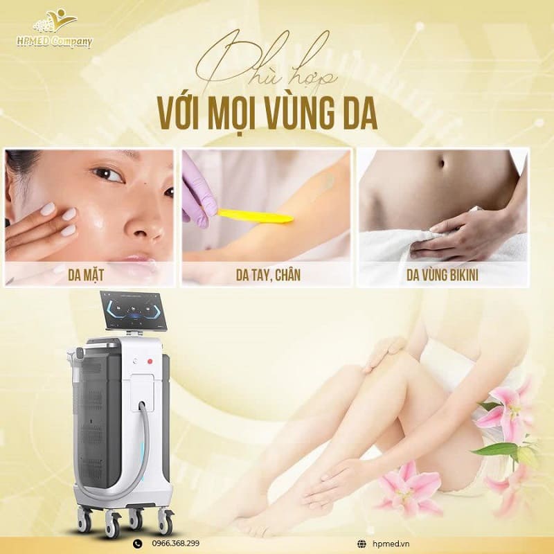 Máy Triệt Lông Diode Laser Cao Cấp