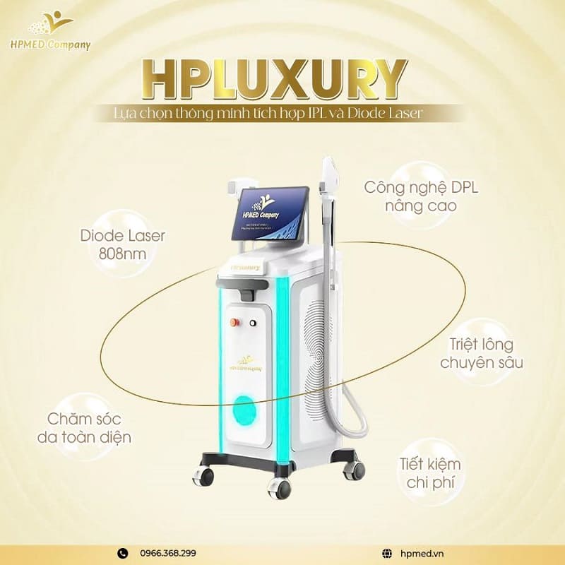Máy Triệt Lông Spa Cao Cấp HPmed