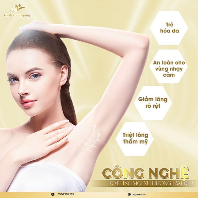 Máy Triệt Lông Spa Cao Cấp HPmed