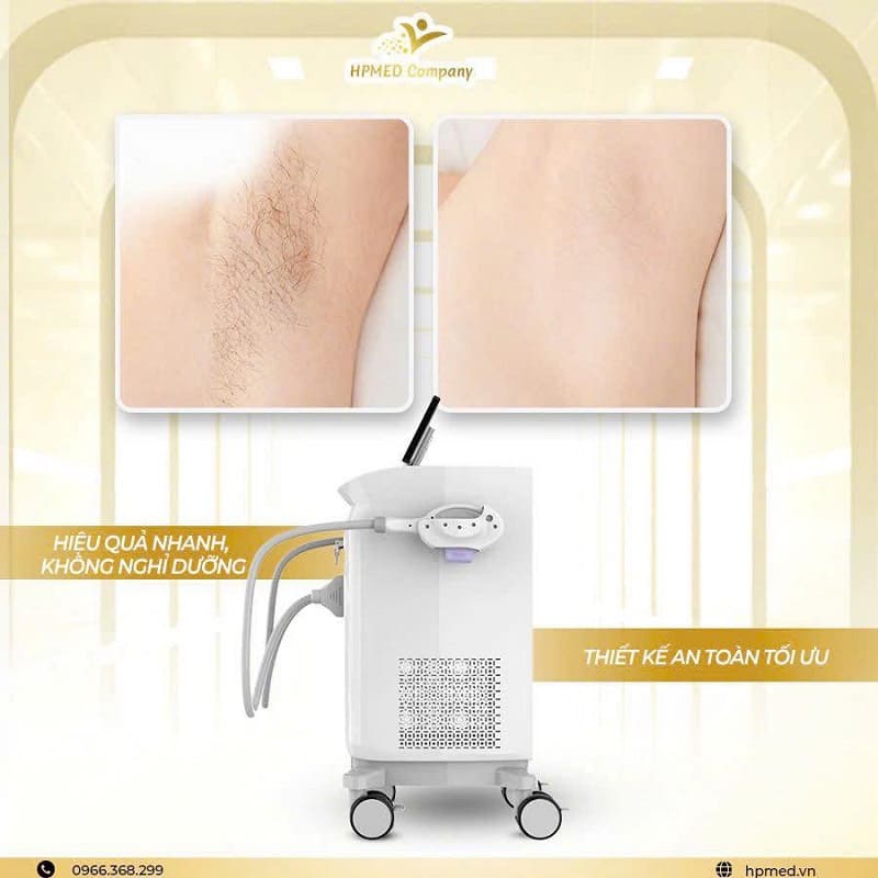 Máy Triệt Lông Spa Cao Cấp HPmed