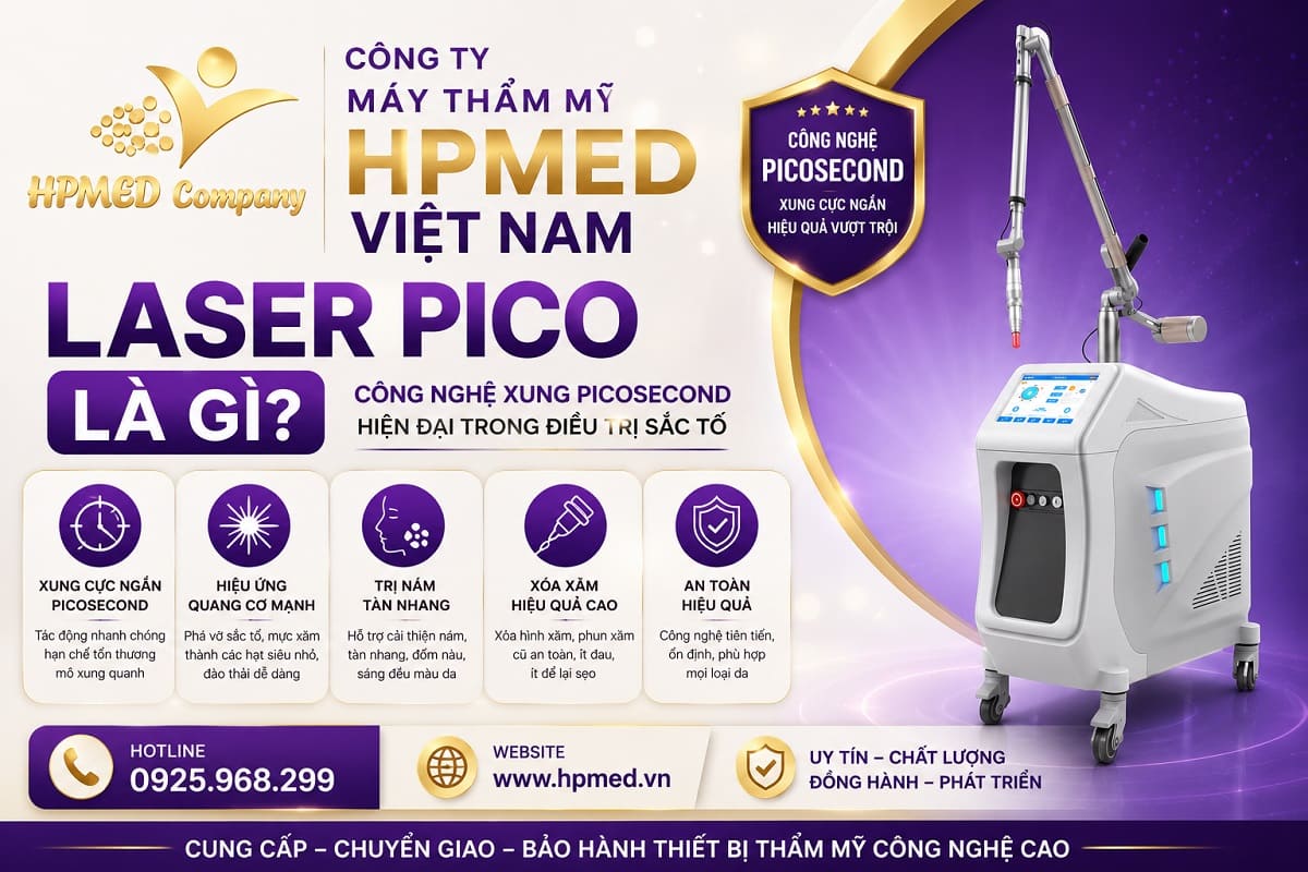 Laser Pico là gì - Giải thích công nghệ laser picosecond xóa xăm trị nám không sẹo tại HPMED