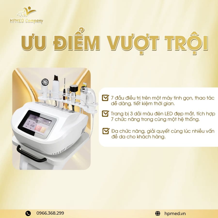 Máy Điện Di Care 7 Hàn Quốc