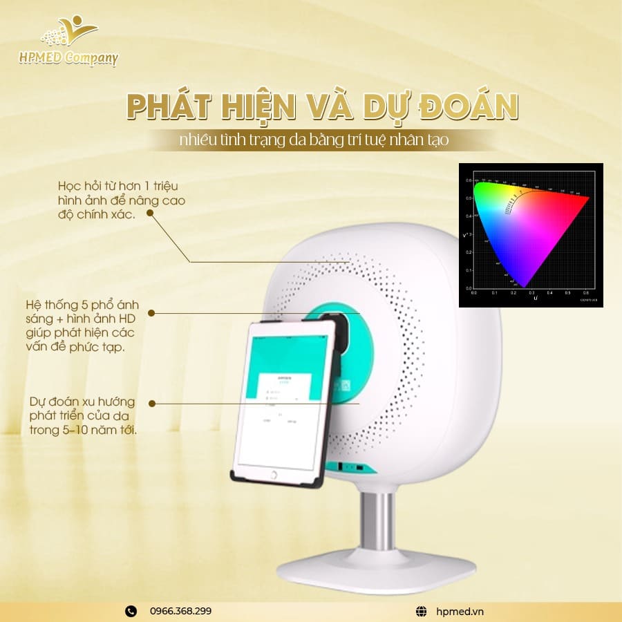 Máy Soi Da Ammy Skin Detector Kết Nối Ipad