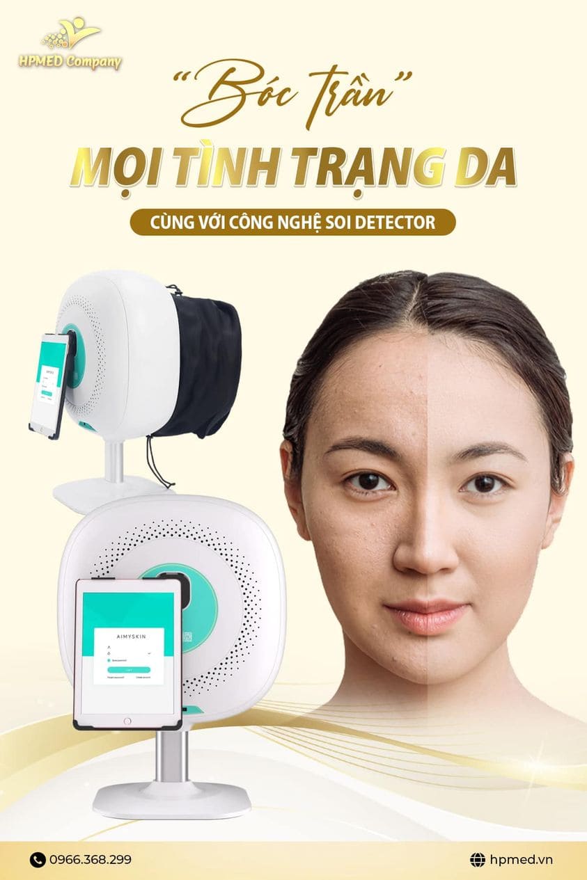 Máy Soi Da Ammy Skin Detector Kết Nối Ipad