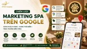 Sơ đồ tư duy chiến lược marketing spa trên google bứt phá doanh thu tại HPMED