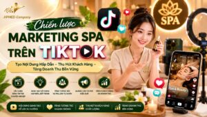 Sơ đồ tư duy chiến lược marketing spa trên tiktok bứt phá video lên xu hướng tại HPMED