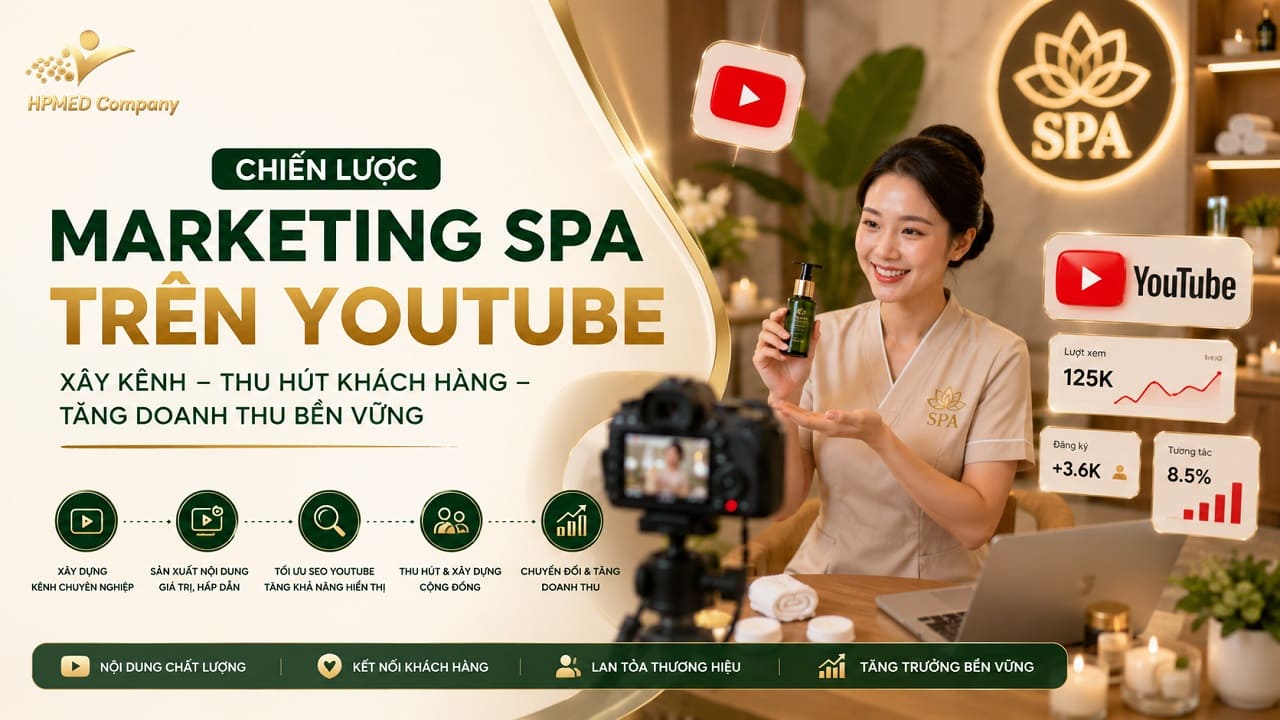 Chiến Lược Marketing Spa Trên YouTube: Tăng Nhận Diện & Doanh Thu 1 Sơ đồ tư duy chiến lược marketing spa trên youtube bứt phá thương hiệu bằng video thực tế