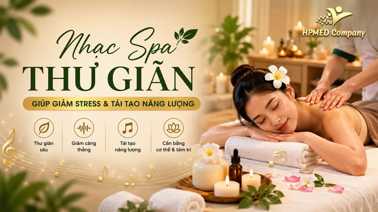 Nhạc Spa Thư Giãn – Bí Quyết Tạo Năng Lượng Bình An Và Tăng Trải Nghiệm Khách Hàng Spa 2 nhạc spa thư giãn kích hoạt sóng não ngủ ngon tại HPMED