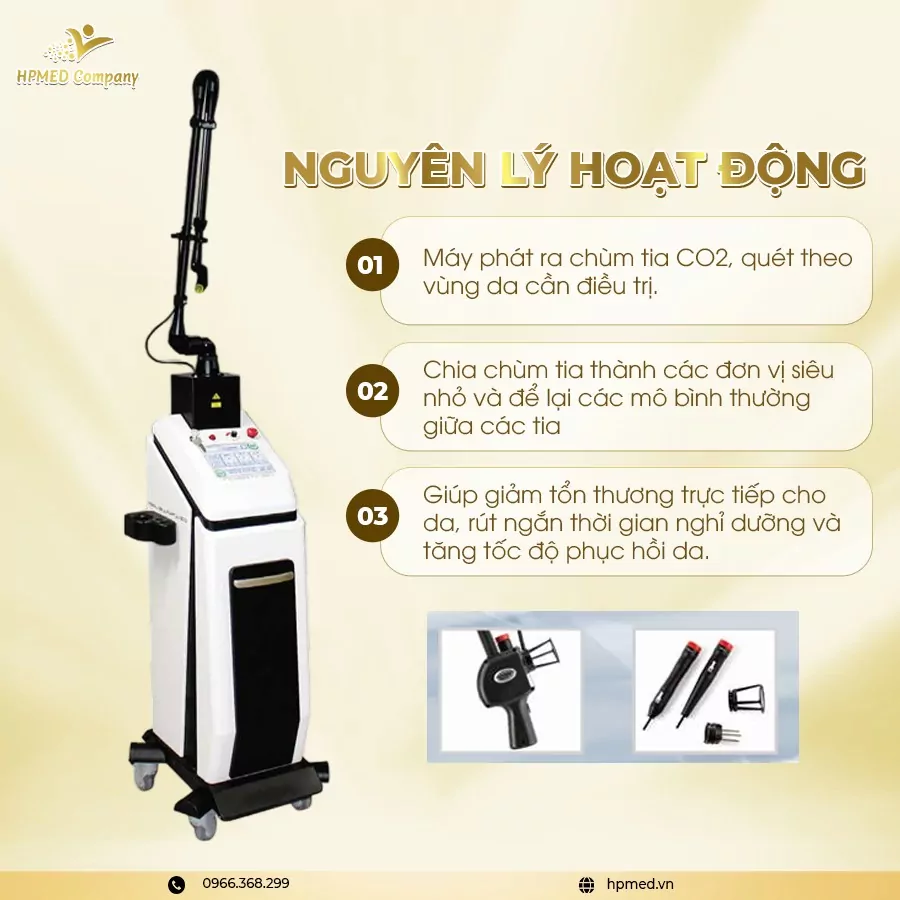 Máy Laser CO2 Fractional Pentagon Glass F Bóng Thủy Tinh Hàn Quốc ⭐ Ultra Pulse 20W – Chuẩn Điều Trị Sẹo & Trẻ Hóa Da