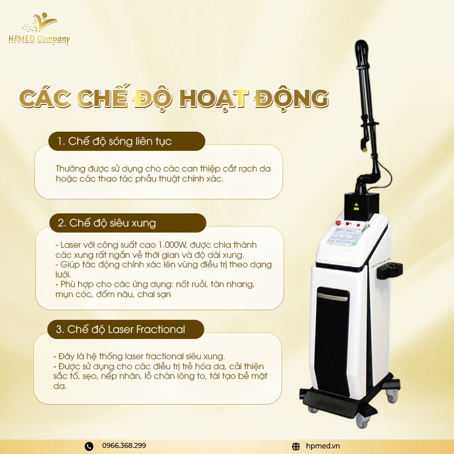 Máy Laser CO2 Fractional Pentagon Glass F Bóng Thủy Tinh Hàn Quốc ⭐ Ultra Pulse 20W – Chuẩn Điều Trị Sẹo & Trẻ Hóa Da