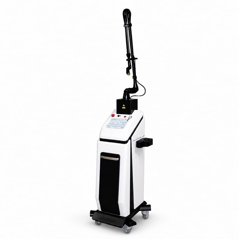 Máy laser co2 fractional pentagon glass f chính hãng công nghệ máy co2 fractional pentagon trị sẹo rỗ tại HPMED