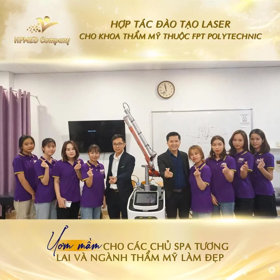 Sự Kiện HPMED Hợp Tác Đào Tạo Laser Cho Học Viên Tại Poly K-Beauty – Trường Cao Đẳng FPT 2 Học viên Poly K-Beauty tham gia chương trình đào tạo laser cùng HPMED