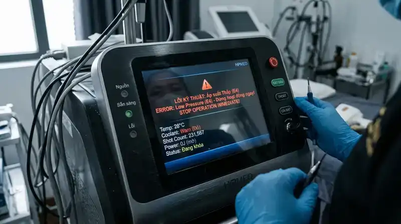 Dấu hiệu máy spa cần bảo trì ngay và rủi ro khi dùng dịch vụ giá rẻ