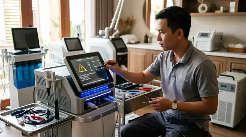 Dấu hiệu nhận biết máy spa cần sửa chữa và bảo trì định kỳ